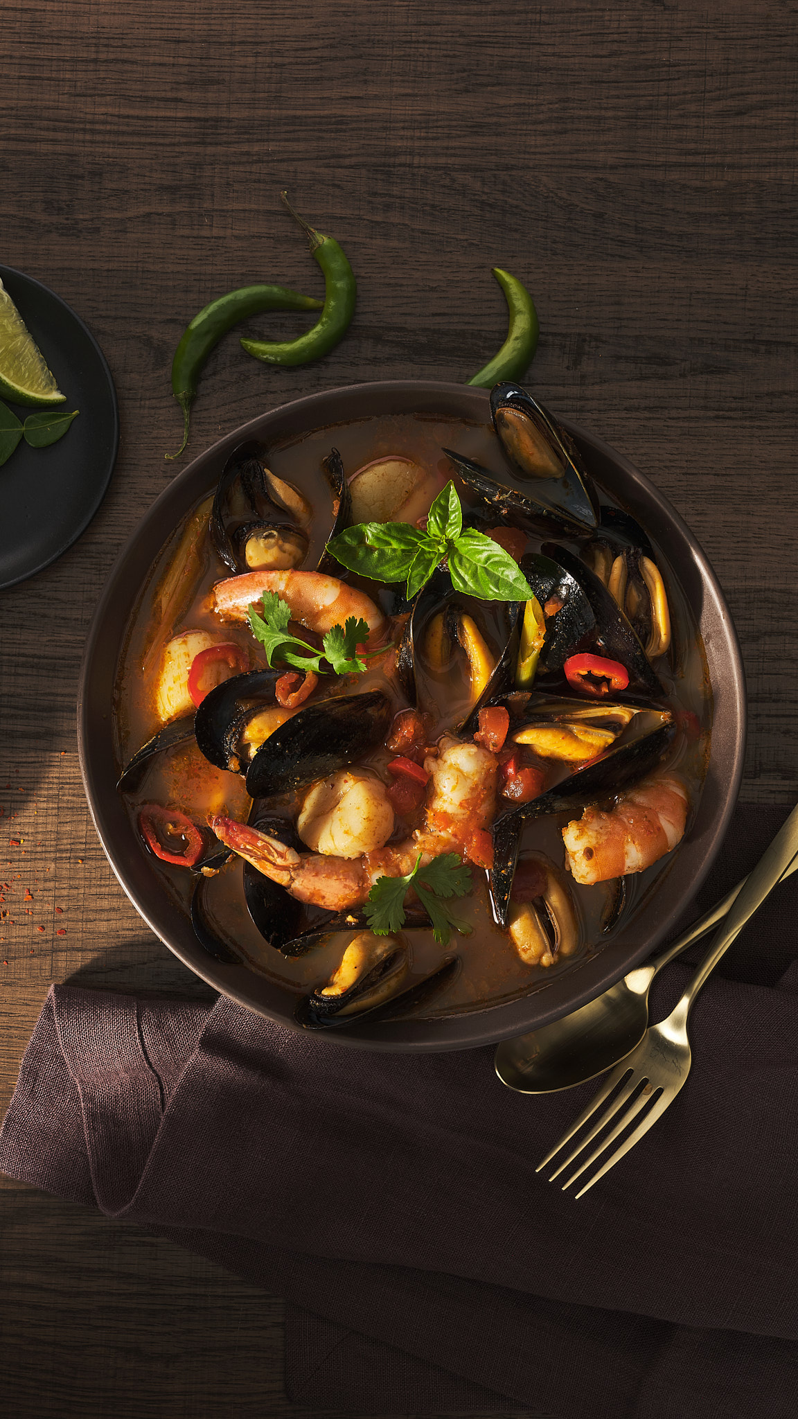 thai inspired bouillabaisse