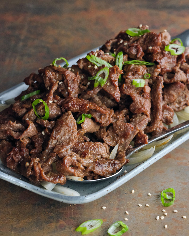 bulgogi beef (korean barbeque)