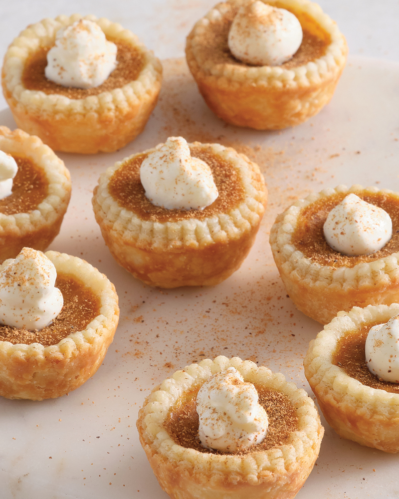mini pumpkin pies