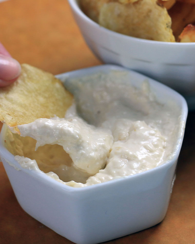 caramelized walla walla onion dip