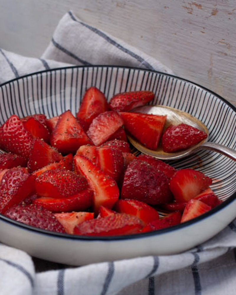 balsamic macerated strawberries