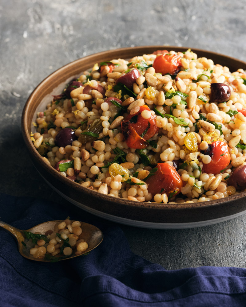 mediterranean pearl couscous (maftoul)