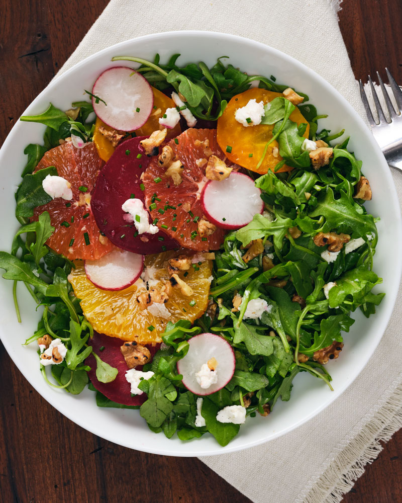 beet and citrus salad