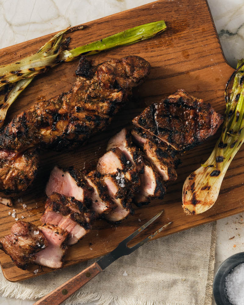 grilled country style pork ribs