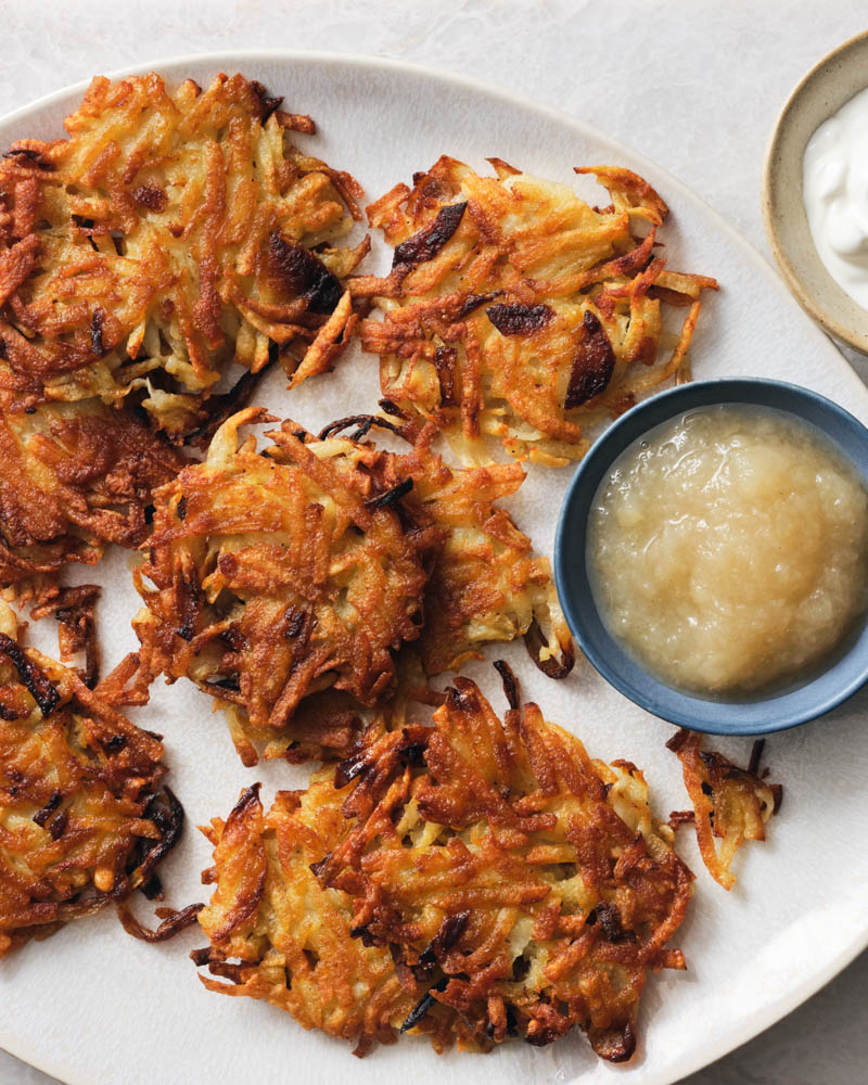 latkes (potato pancakes)