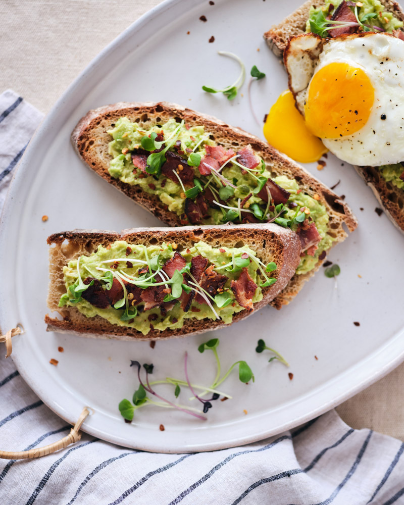spicy avocado tartine (toast)