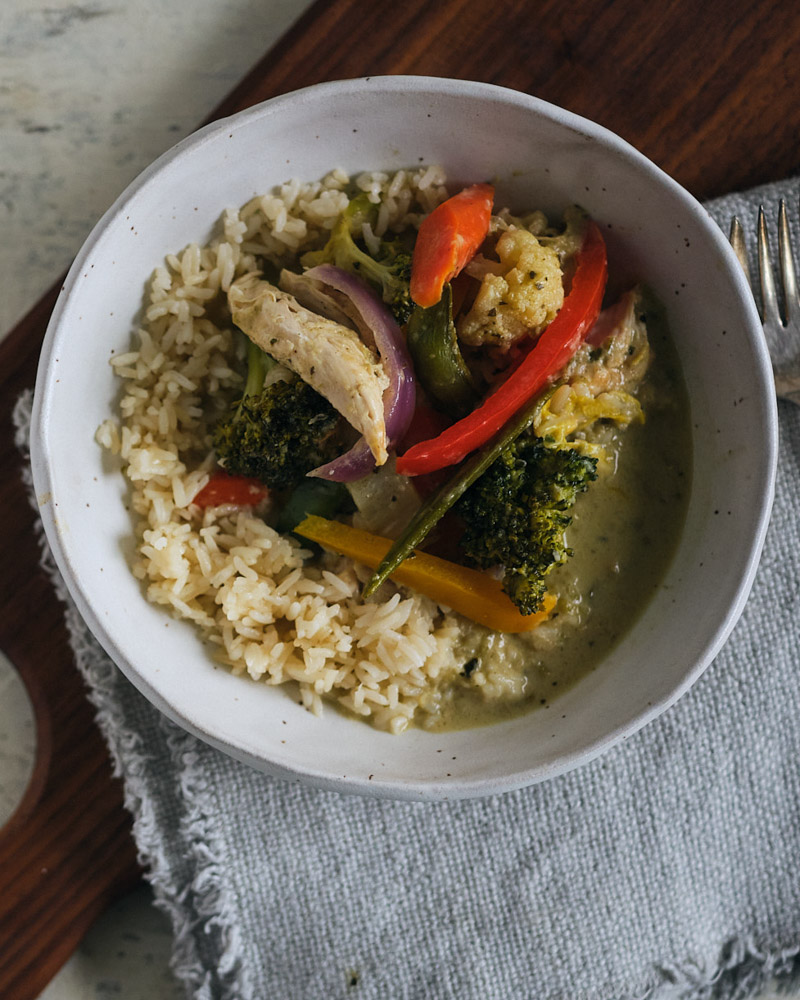 4 ingredient simple thai curry