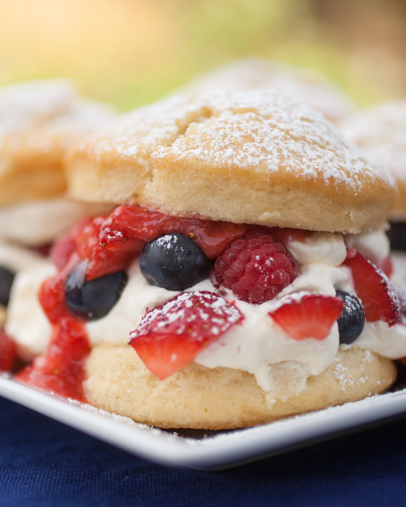 summer berry shortcake