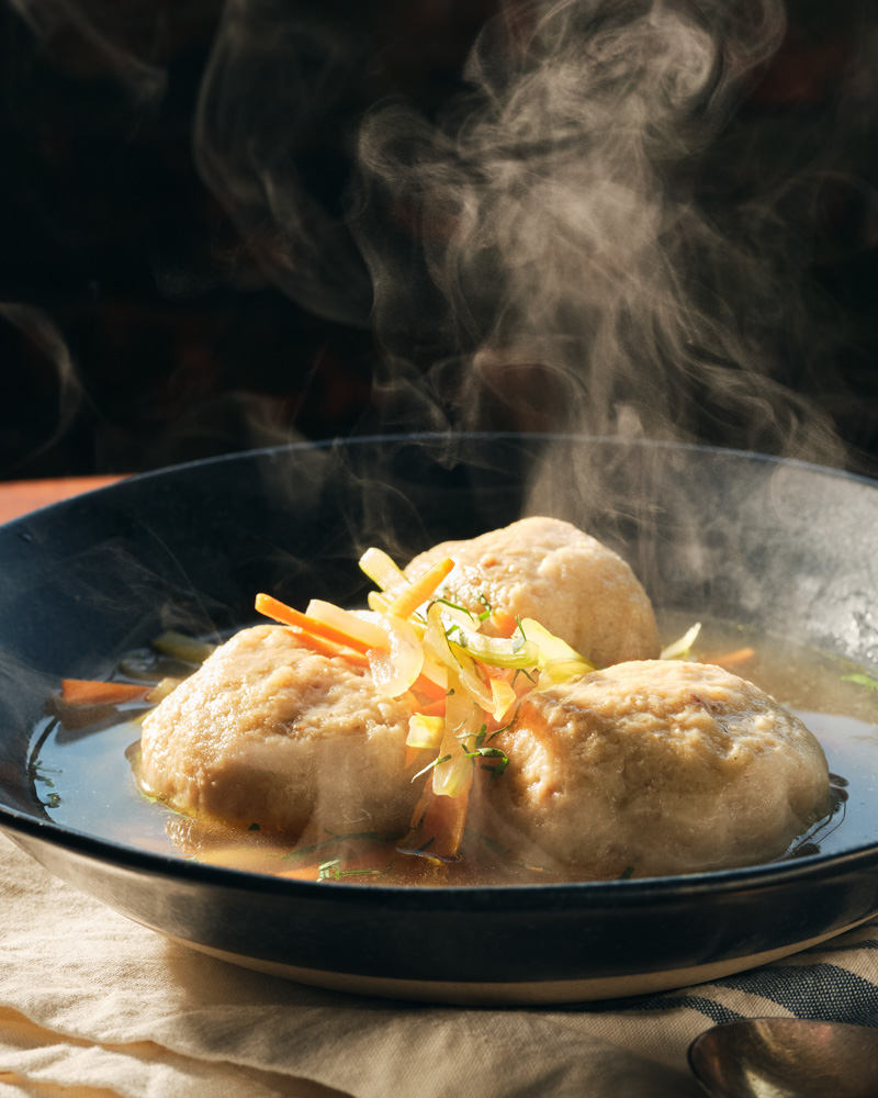 matzo ball soup with homemade broth