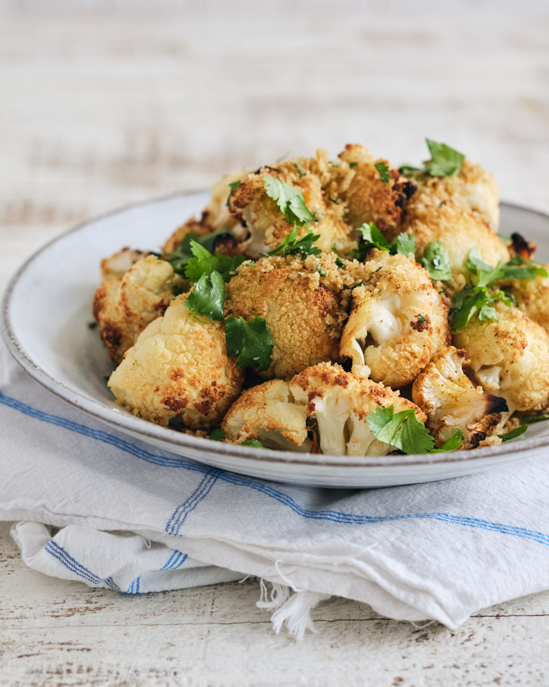 garam masala roasted cauliflower