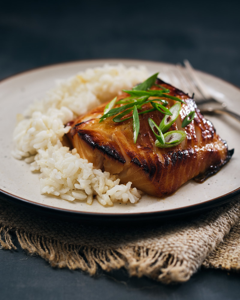 honey soy marinated black cod