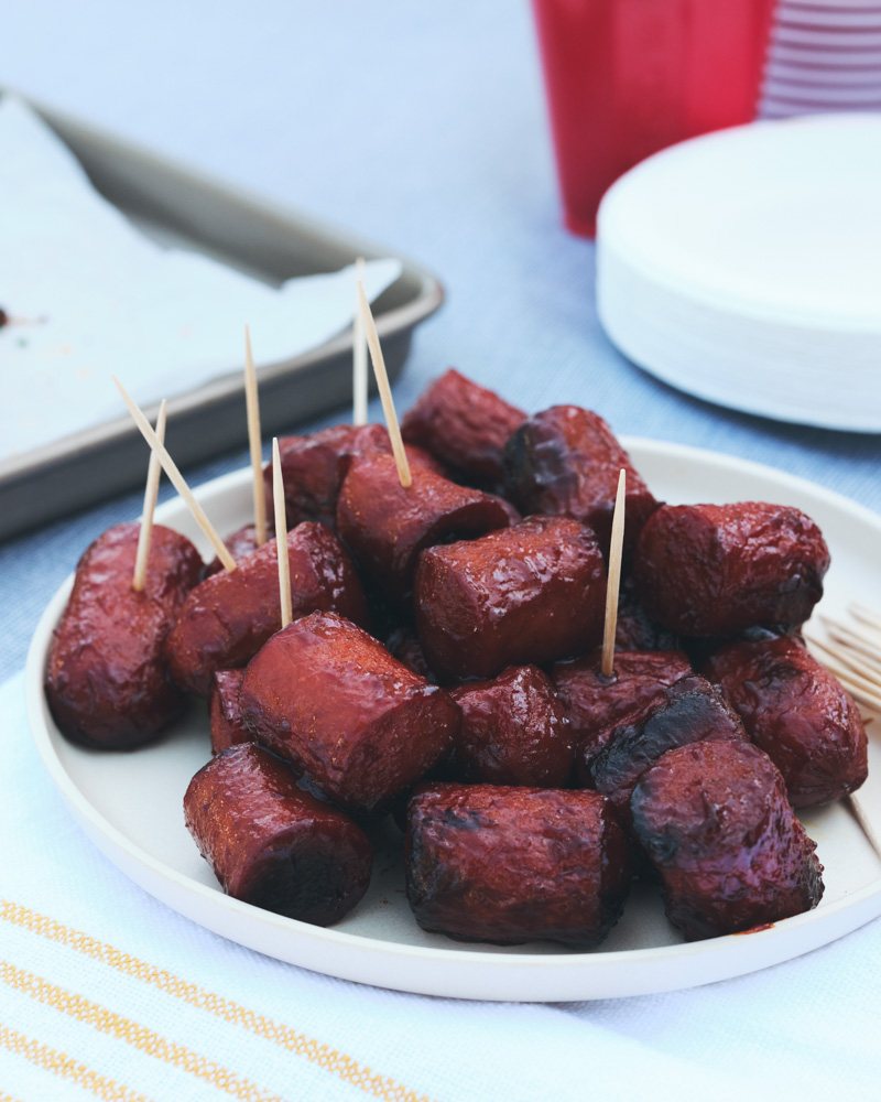 bbq hot dog bites