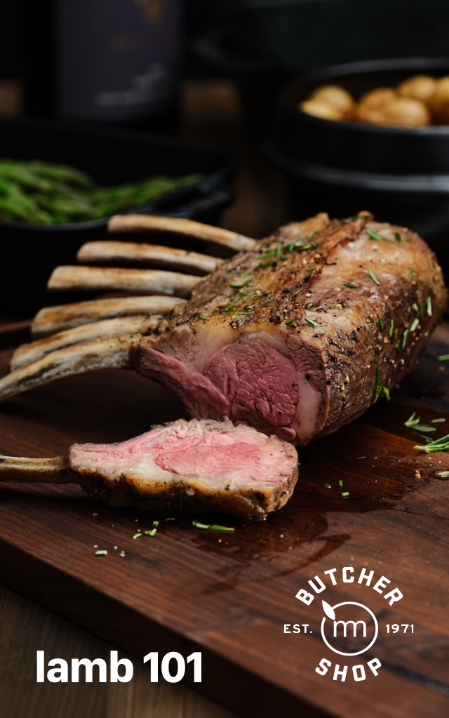 Lamb 101 Roasted Lamb on Cutting Board