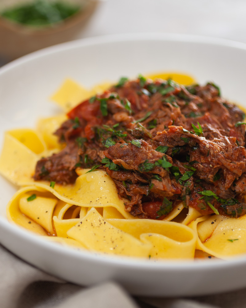quick harissa beef ragout