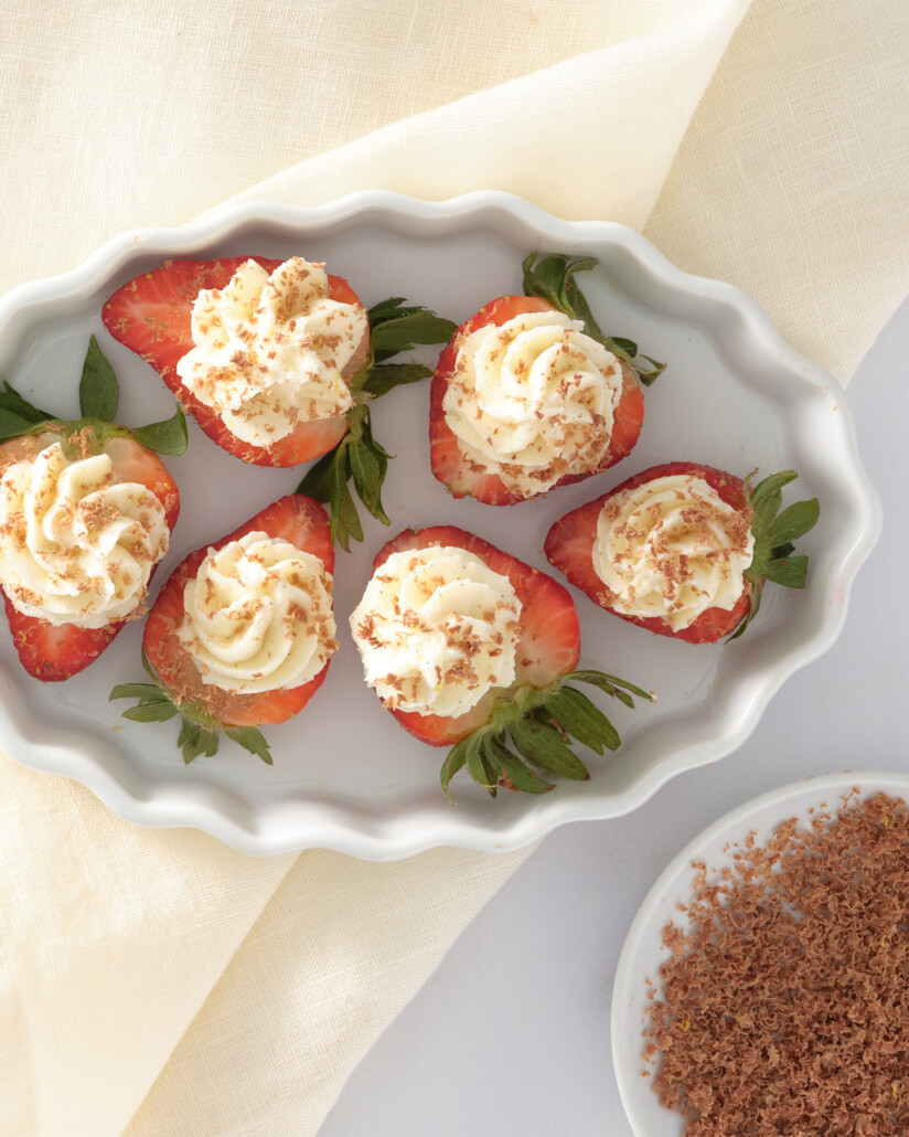 deviled strawberries