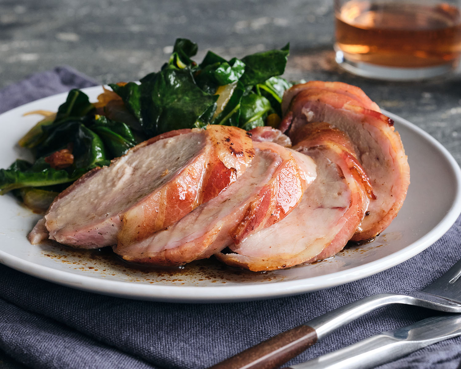 bacon wrapped pork tenderloin