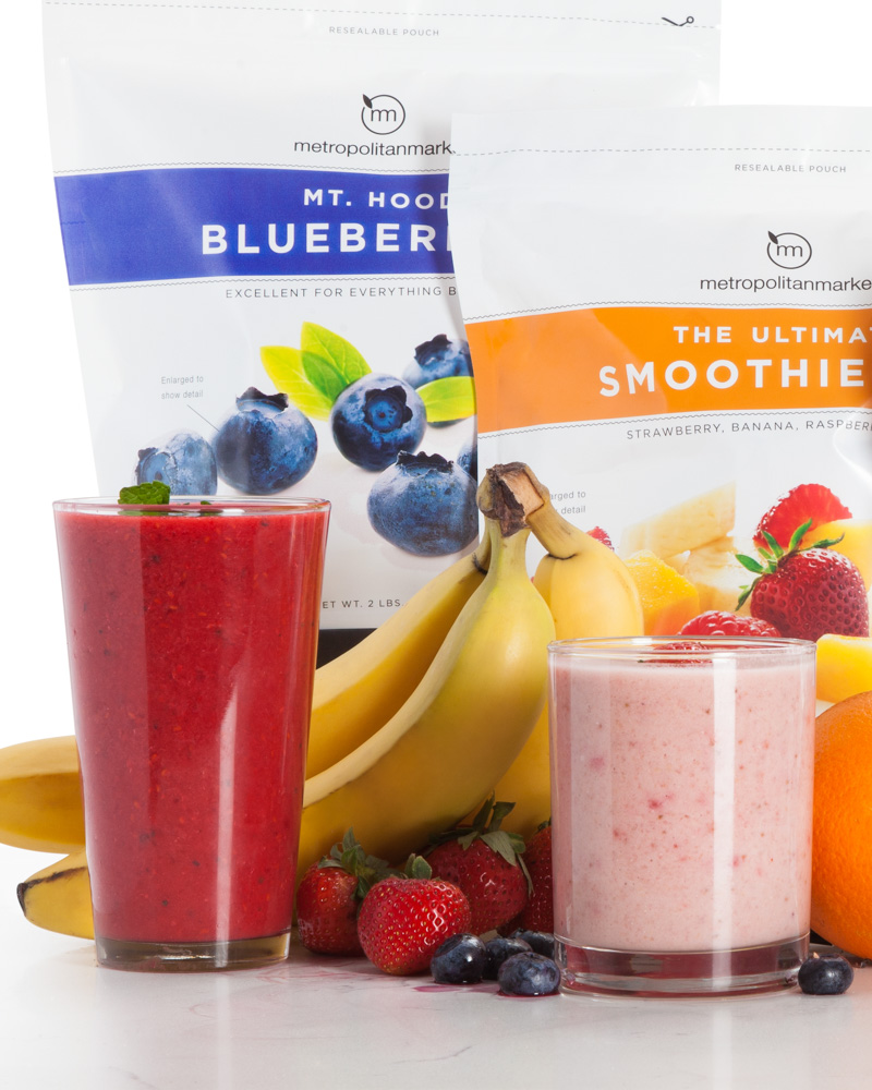 smoothies with metropolitan market frozen fruit