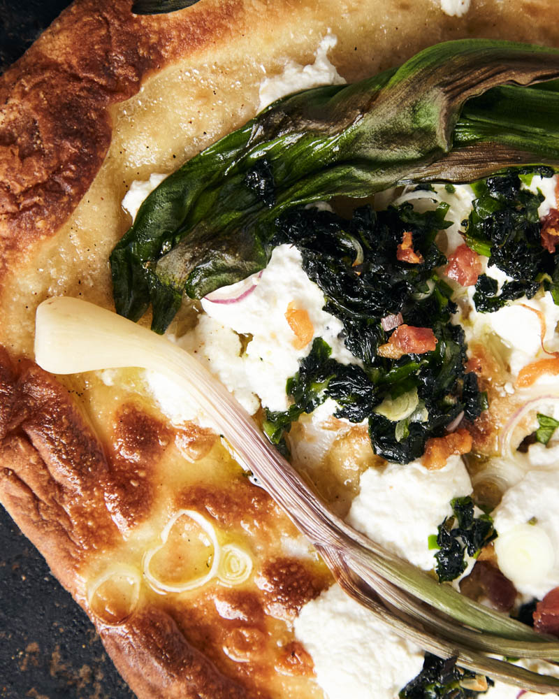ramp and nettle pizza