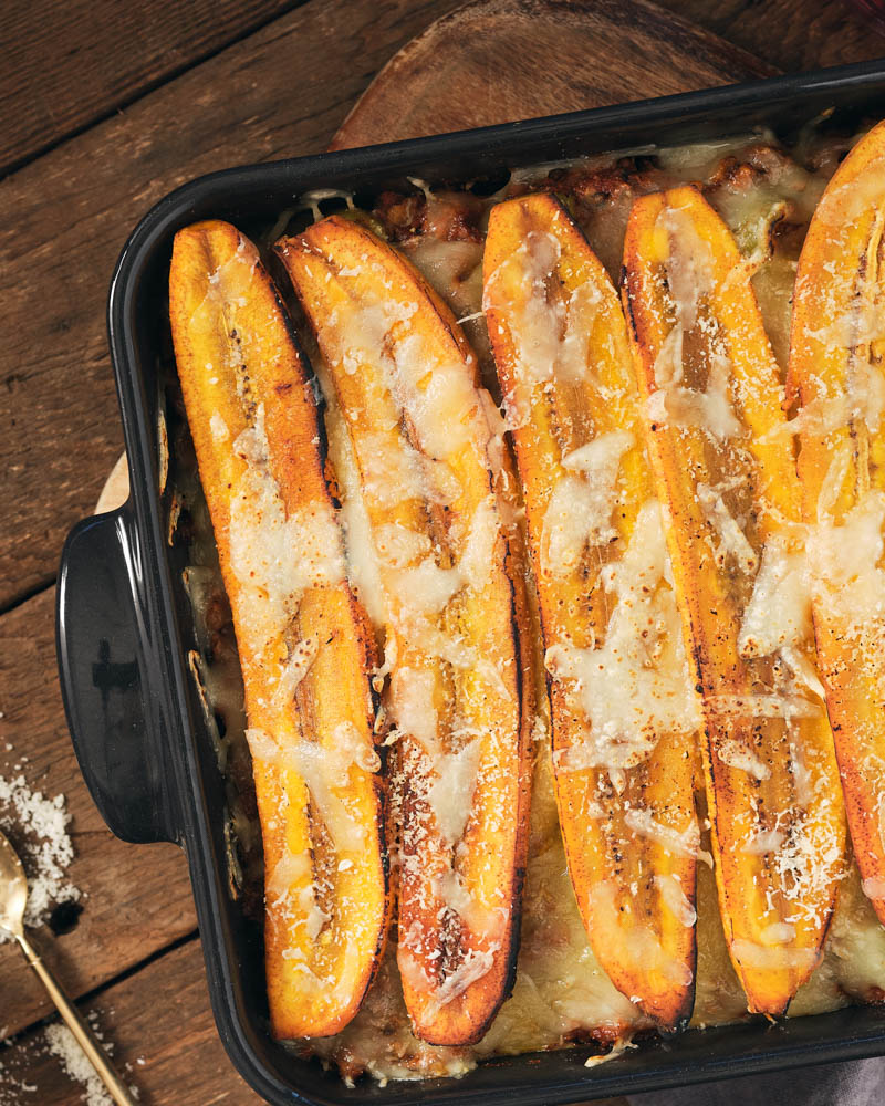 pastelón (puerto rican beef and plantain casserole)