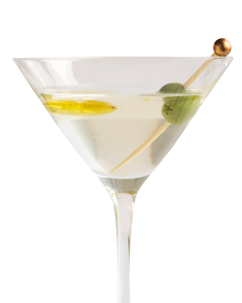 dirty martini cocktail