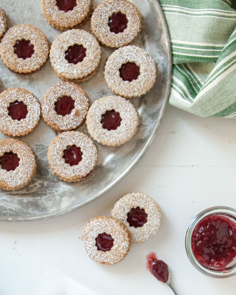 linzer cookies