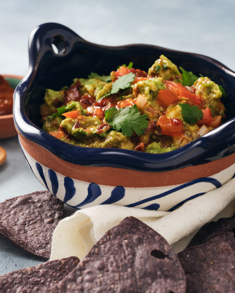 red guac (tomato and chipotle guacamole)