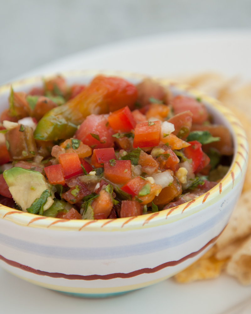heirloom tomato salsa
