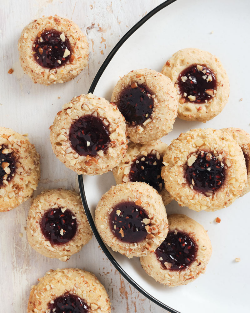 cream cheese thumbprint cookies