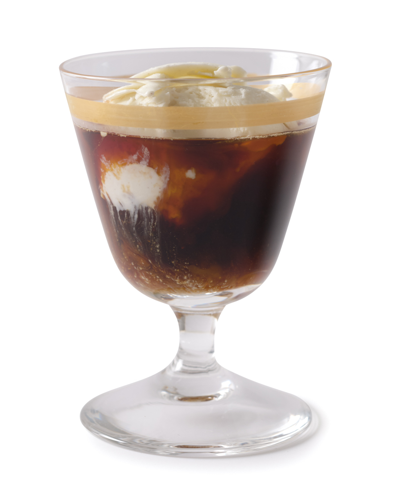 spiked affogato (ice cream drowned in espresso)