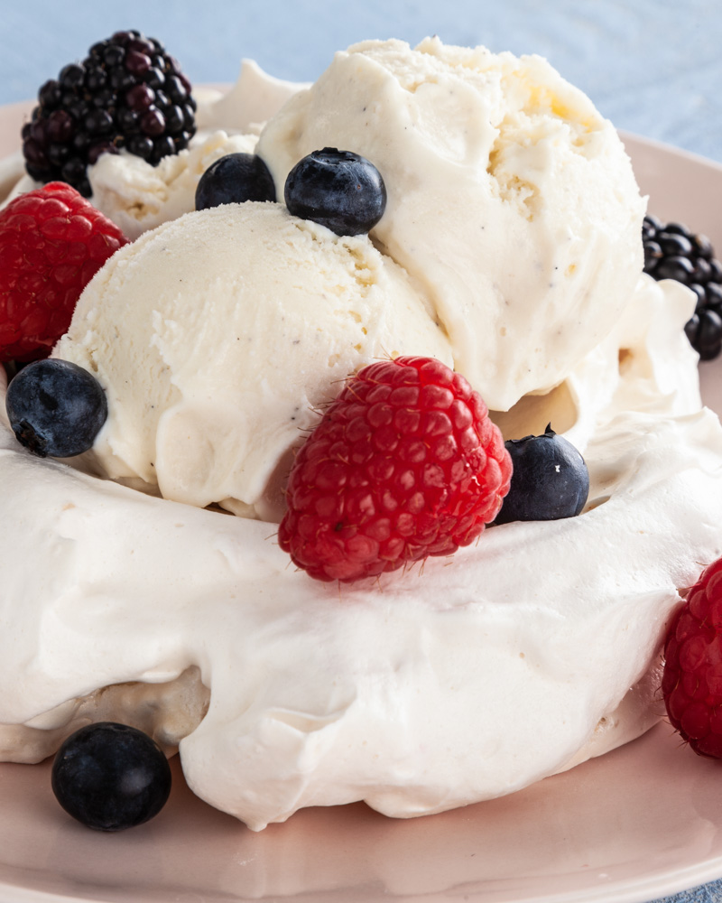 raspberry meringue mess