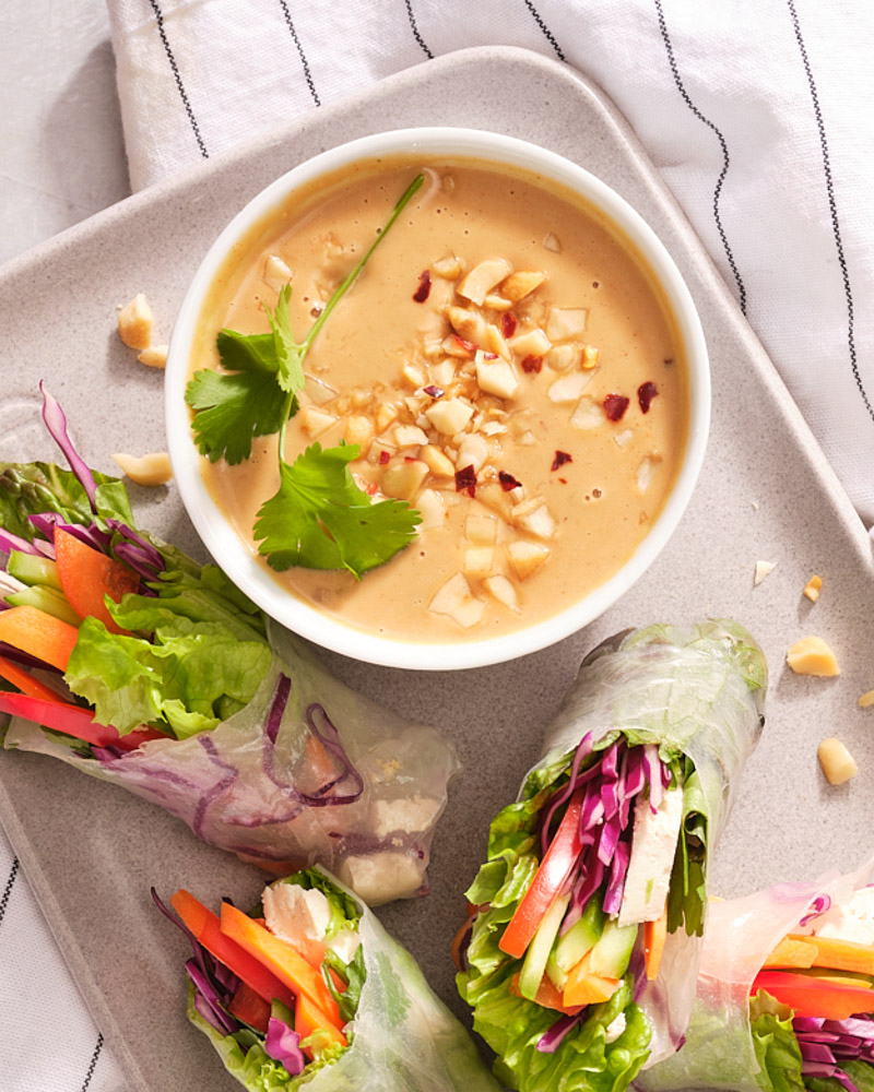 protein powder peanut sauce