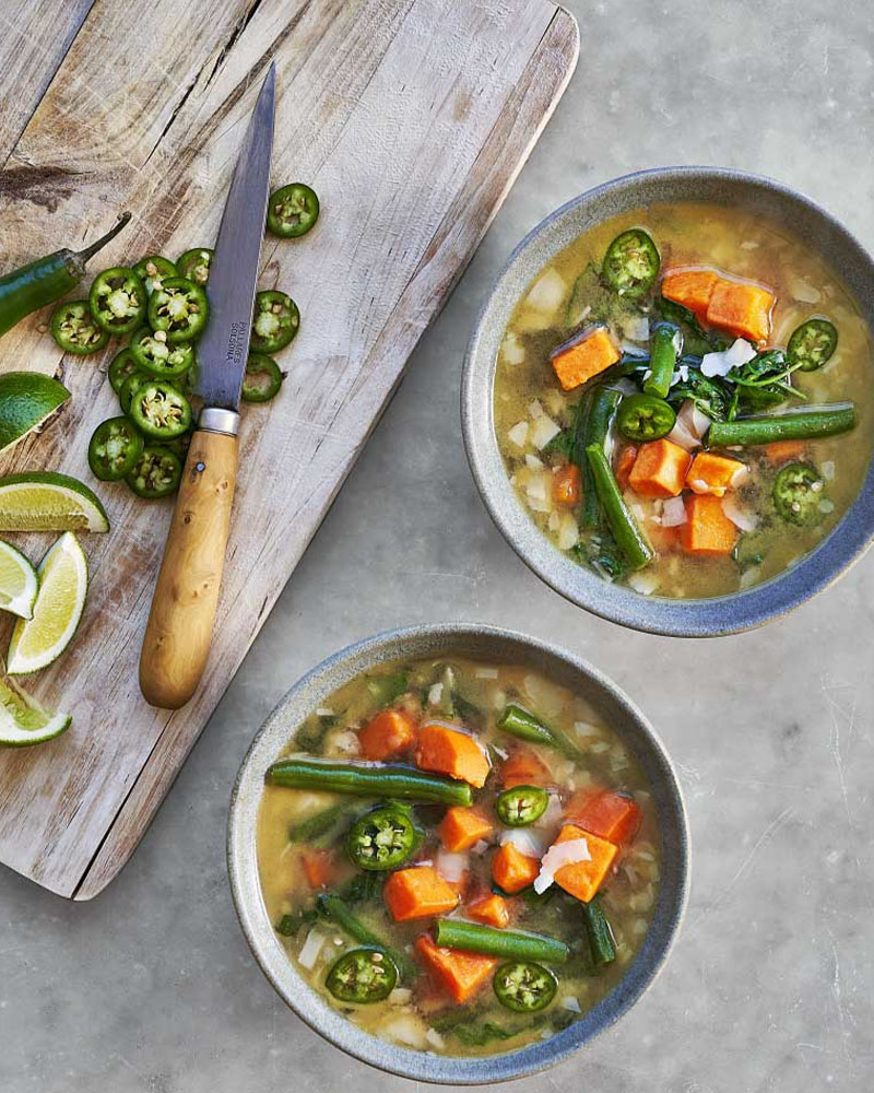 filipino style coconut broth
