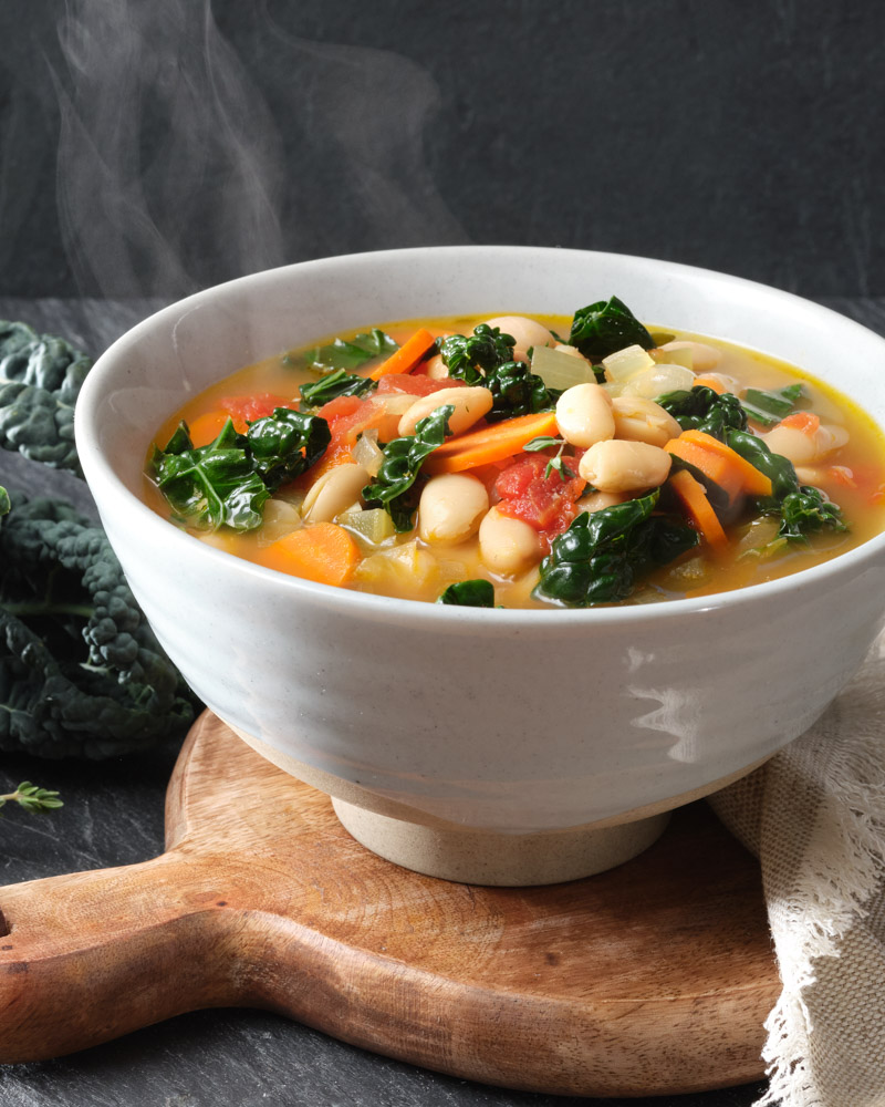kale and white bean soup