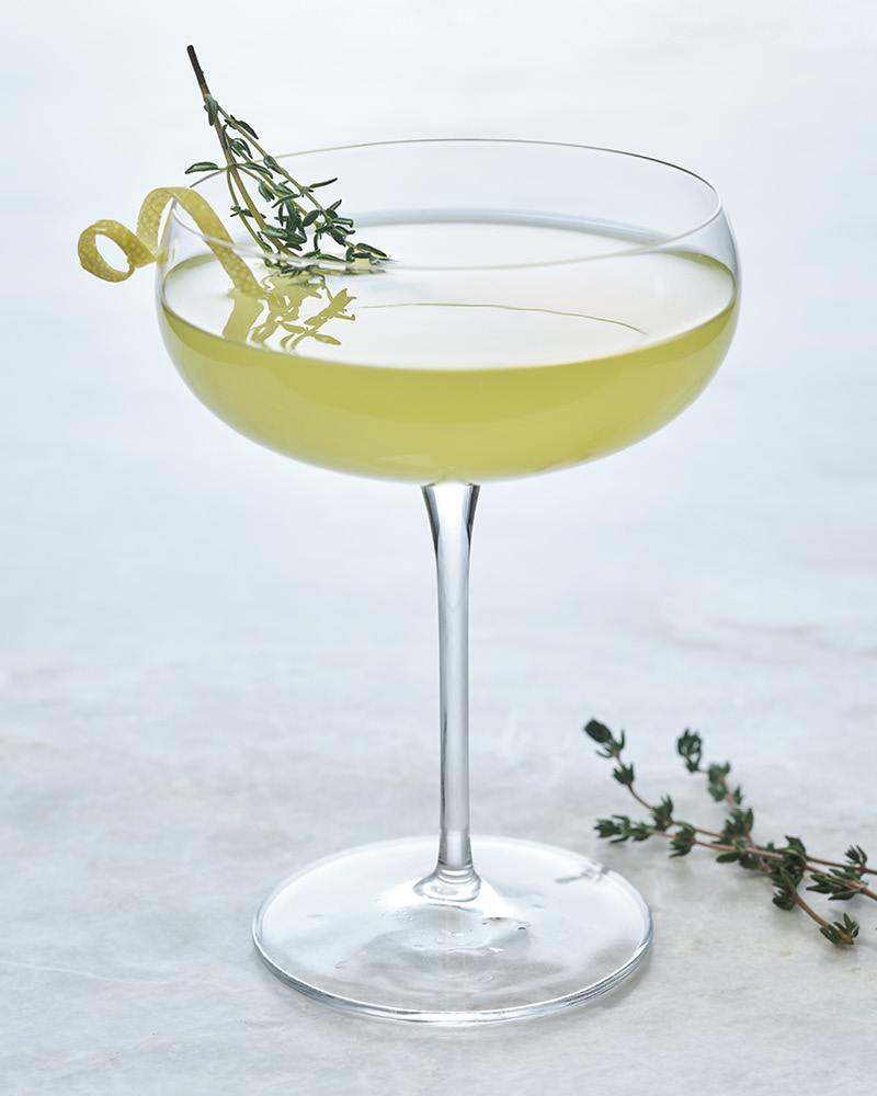 lemon tuxedo cocktail