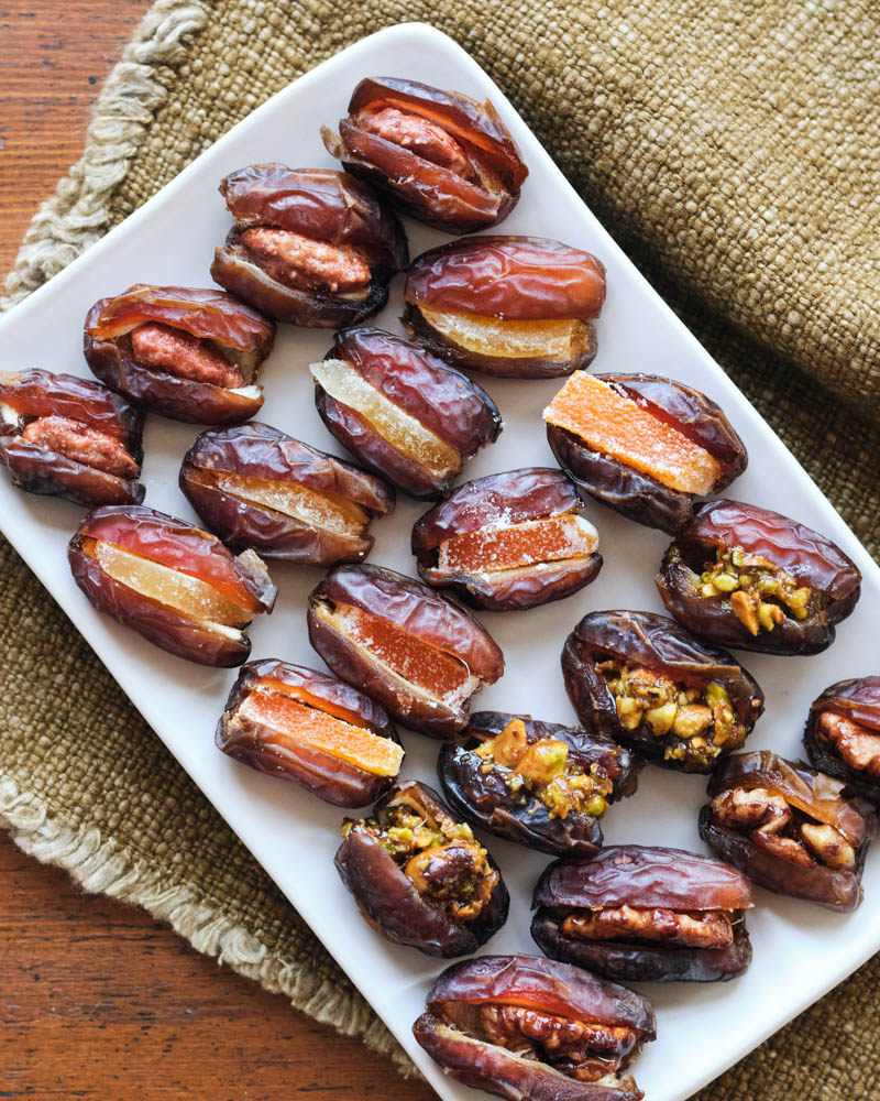 assorted stuffed dates