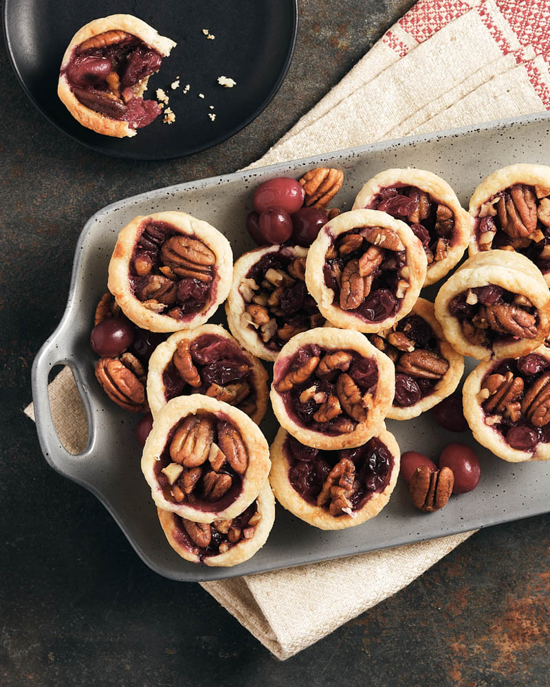 cranberry pecan tartlets