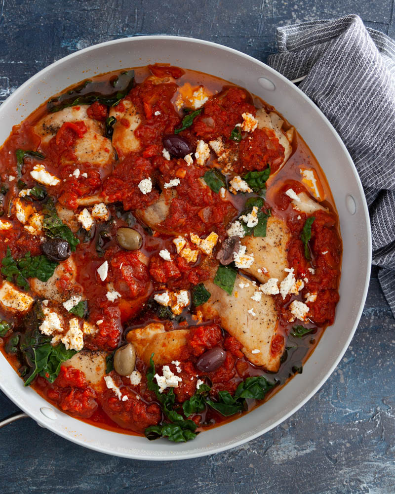 chicken shakshuka with kale
