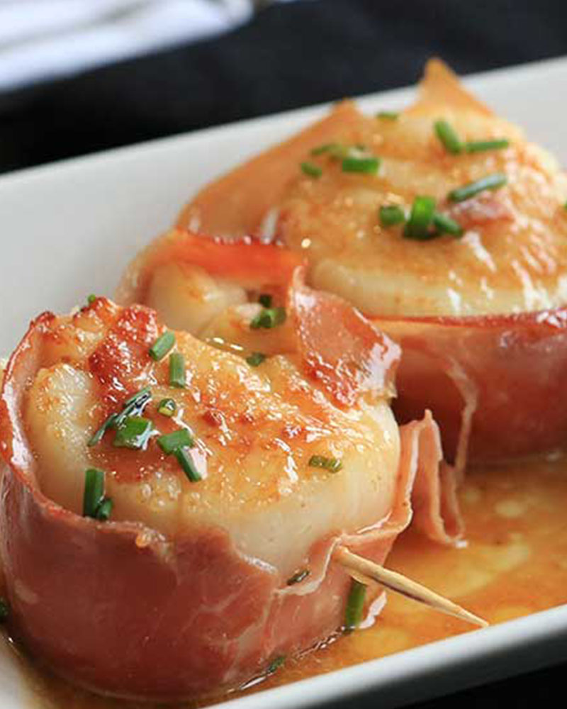 prosciutto wrapped scallops