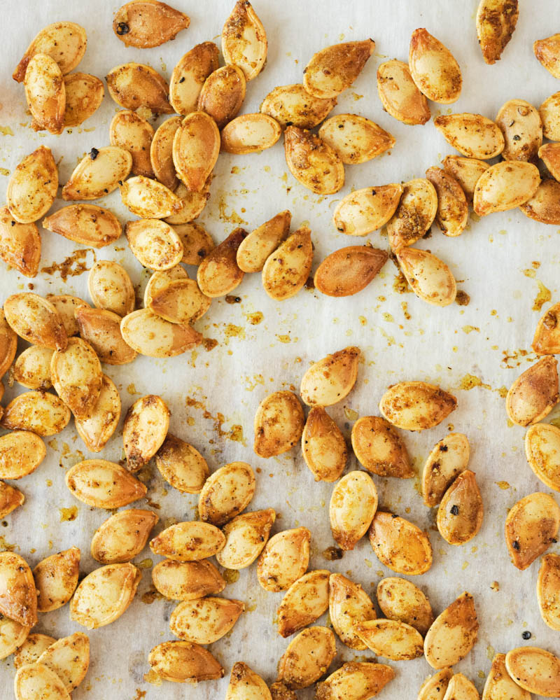 pumpkin seeds   curried