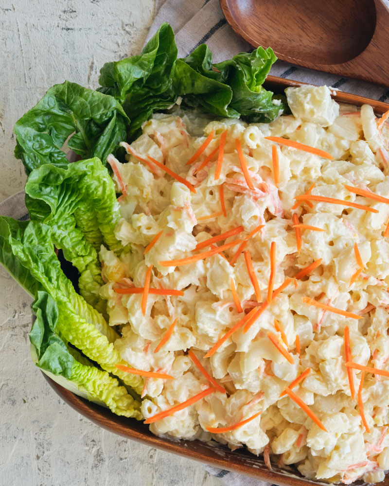 hawaii style potato mac salad