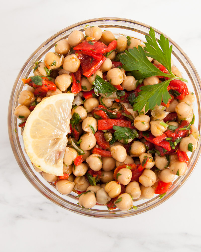 spanish chickpea salad