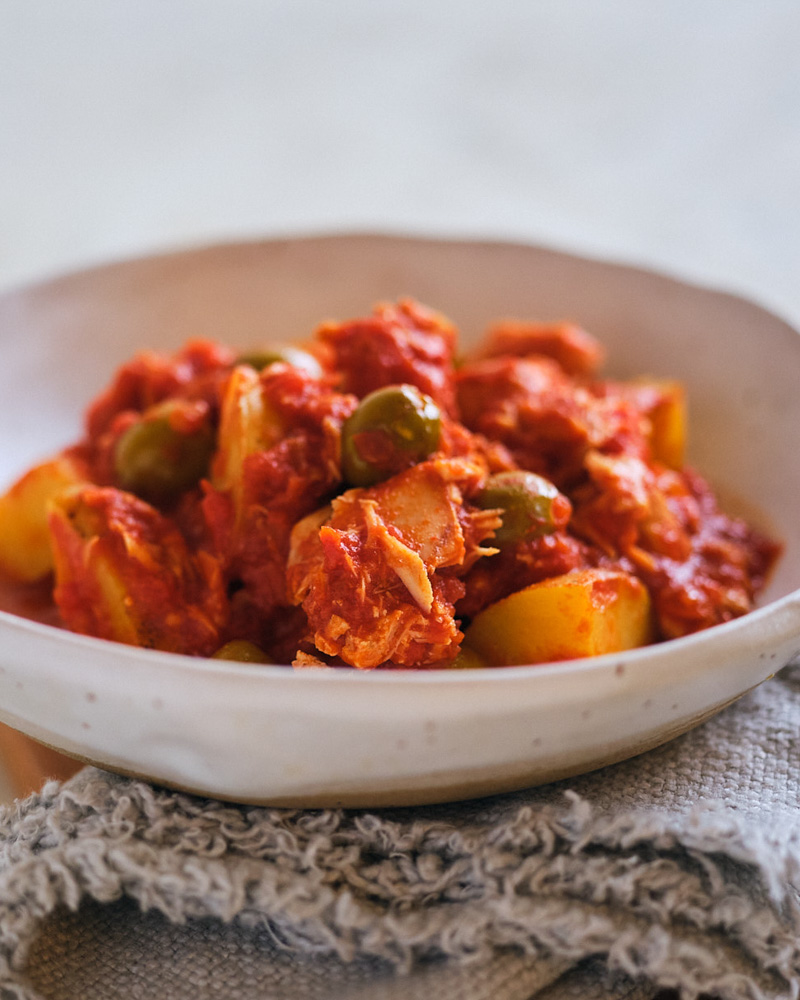 4 ingredient albacore tuna stew