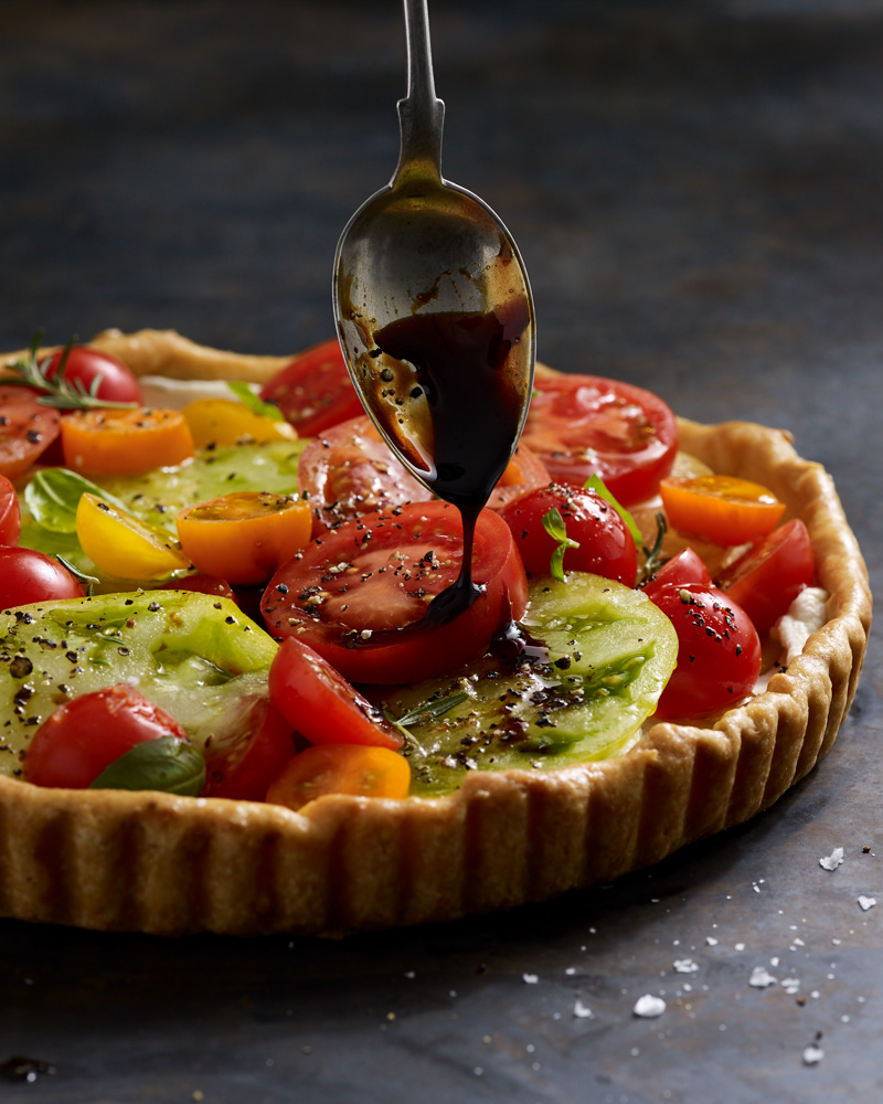 fresh tomato tart