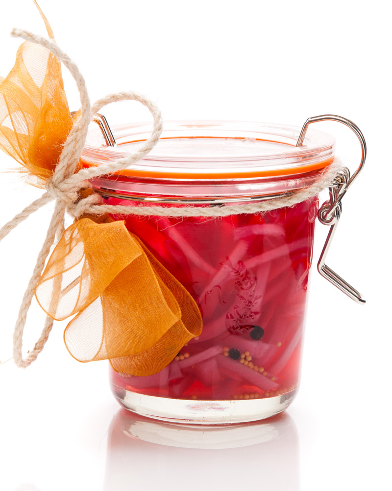 pickled red onions