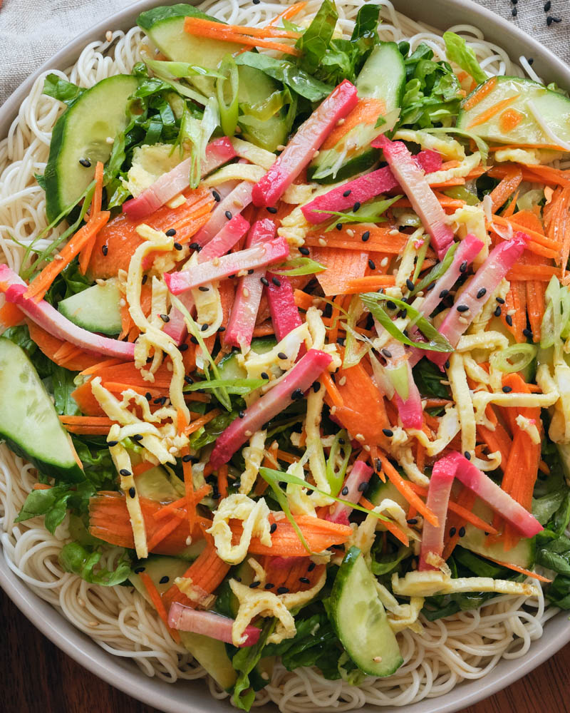 somen cold noodle salad