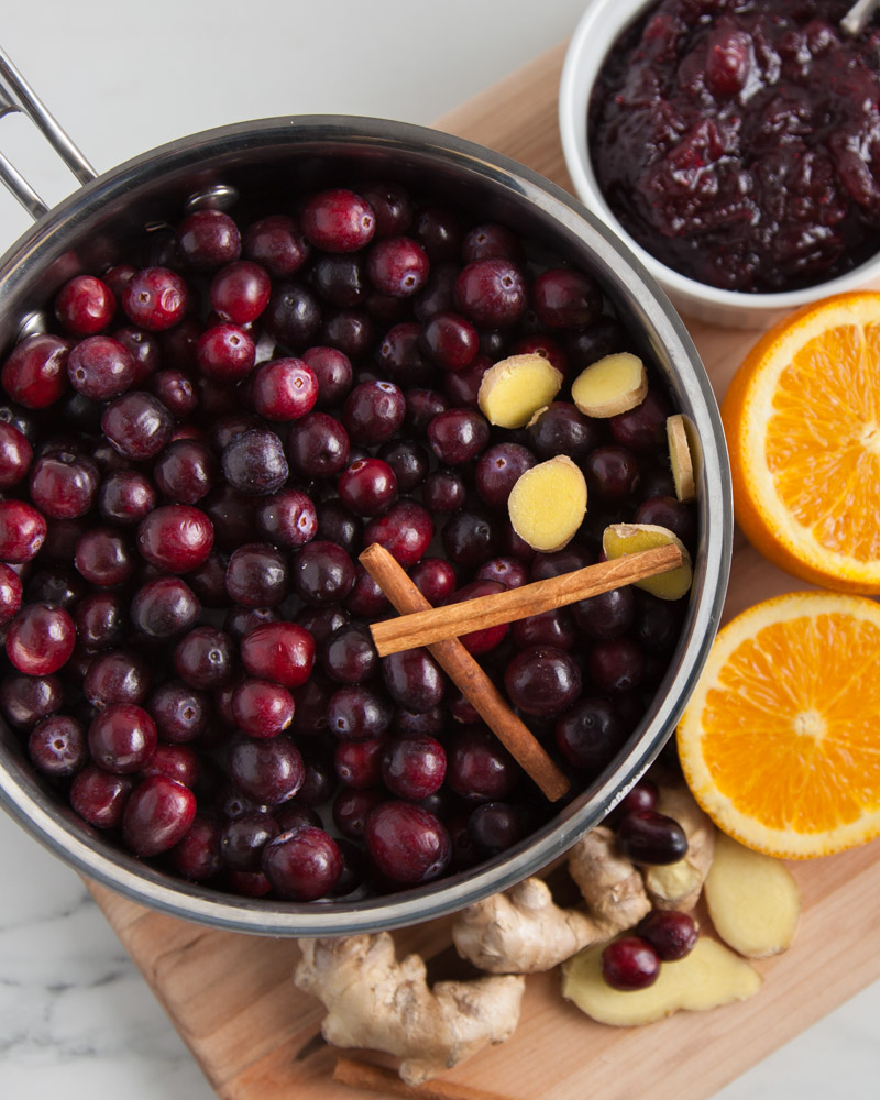 spiced orange cranberry sauce