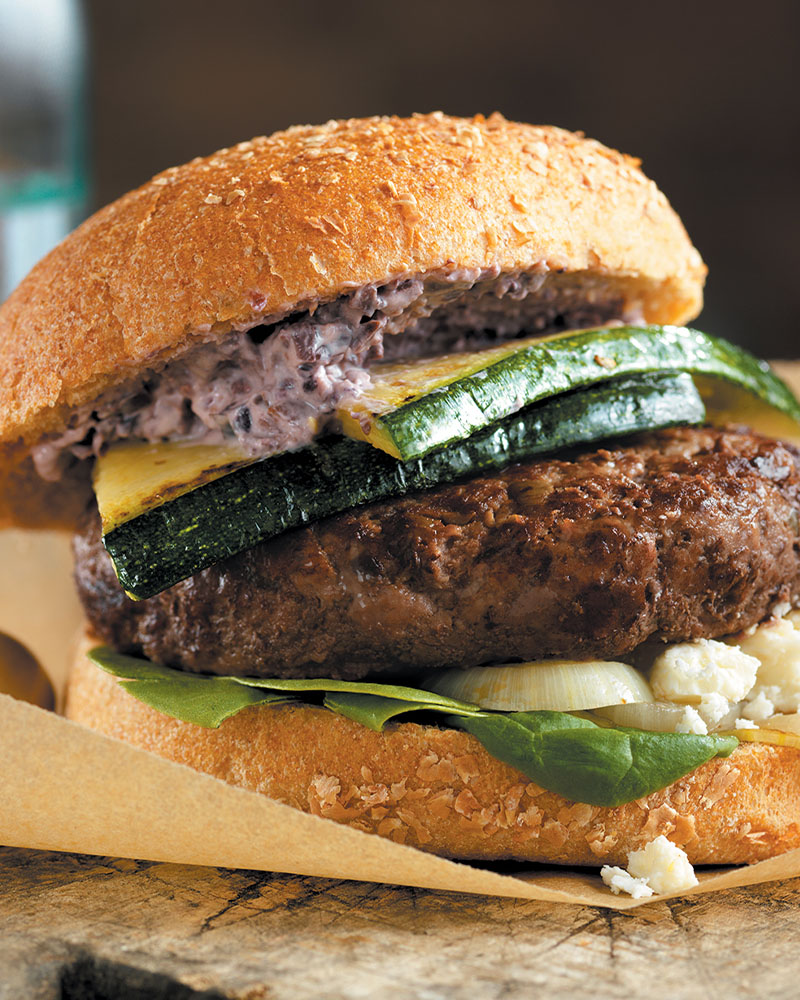 greek beef burgers