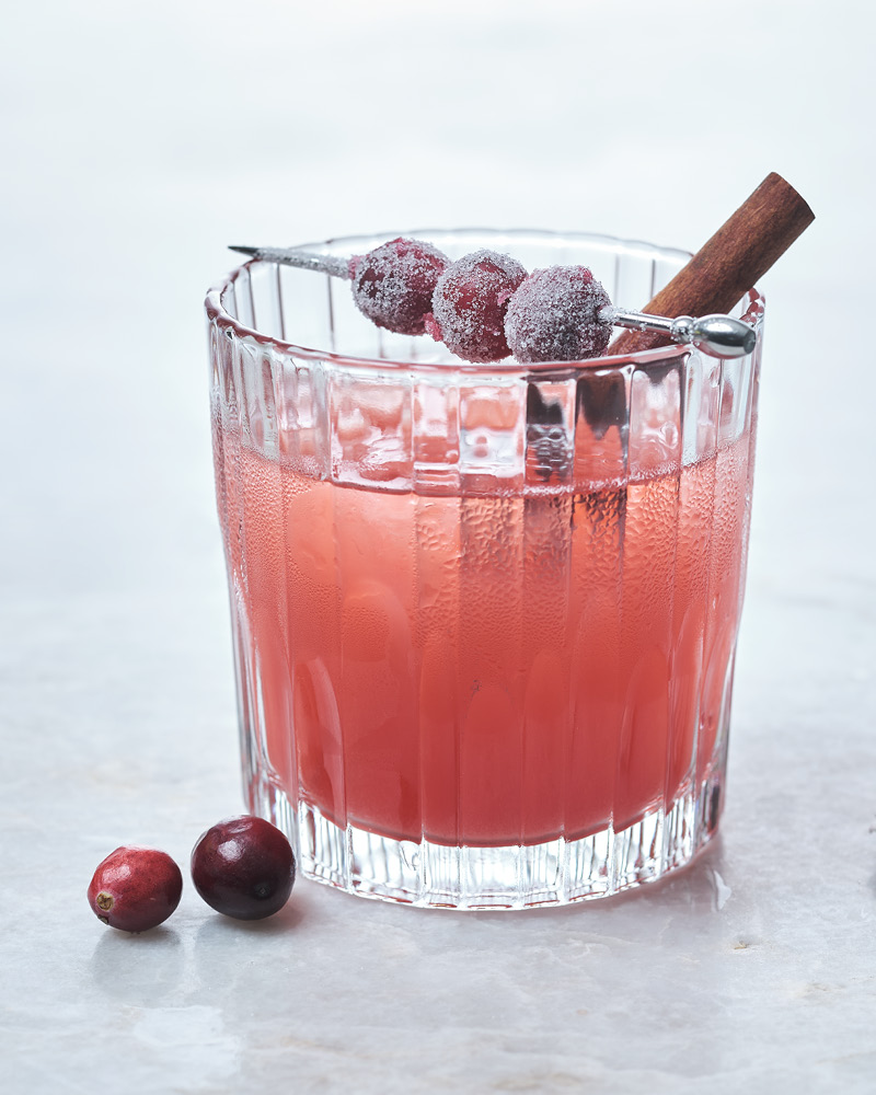 winter margarita cocktail