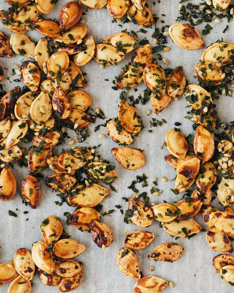 pumpkin seeds   teriyaki