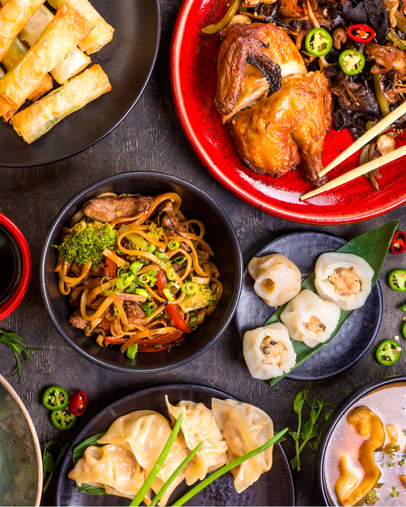 Lunar New Year Asian Dishes